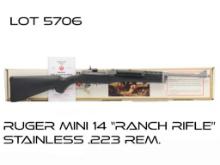 Ruger Mini 14 5.56MM Semi Auto Rifle