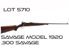 Savage Model 1920 300 Savage Bolt Action Rifle