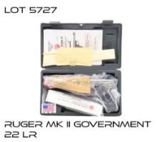 Ruger MK II Government 22LR Semi Auto Pistol