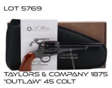 Taylors & Company 1875 Outlaw 45 Colt Single Action Revolver