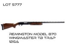 Remington Model 870 Wingmaster TB 12GA Pump Action Shotgun