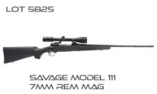 Savage Model 111 7MM REM MAG Bolt Action Rifle