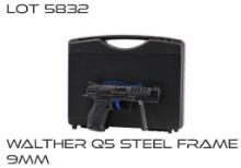 Walther Q5 Steel Frame 9MM Semi Auto Pistol