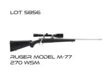 Ruger Model M-77 270 WSM Bolt Action Rifle