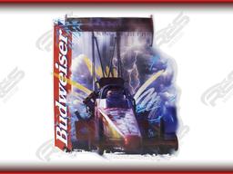 "ABSOLUTE" Budweiser Drag Racing Tin Sign