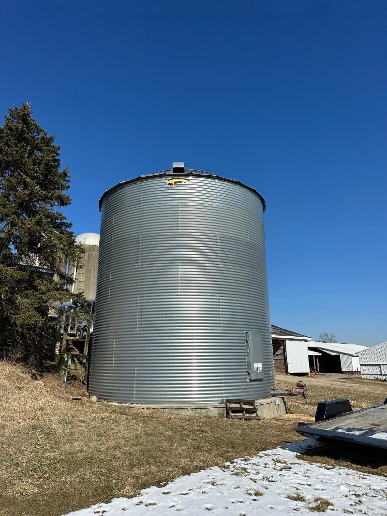 24' GSI 10,000 Bushel Grain Bin