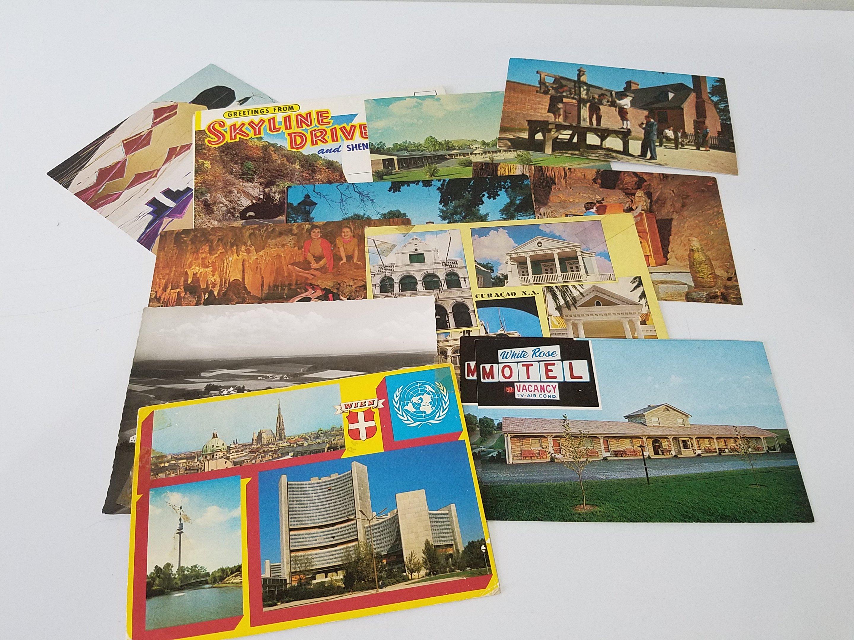 Group of vintage postcards