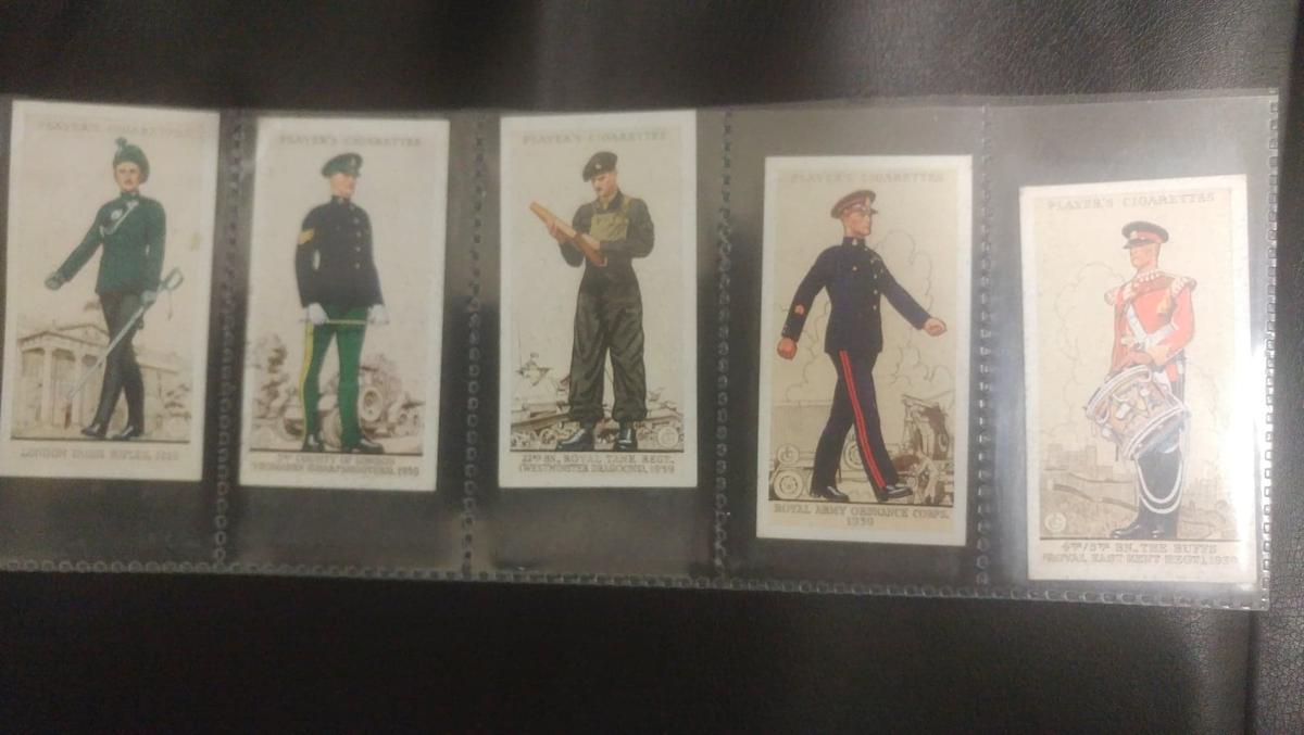 1939 British military cigarette cards