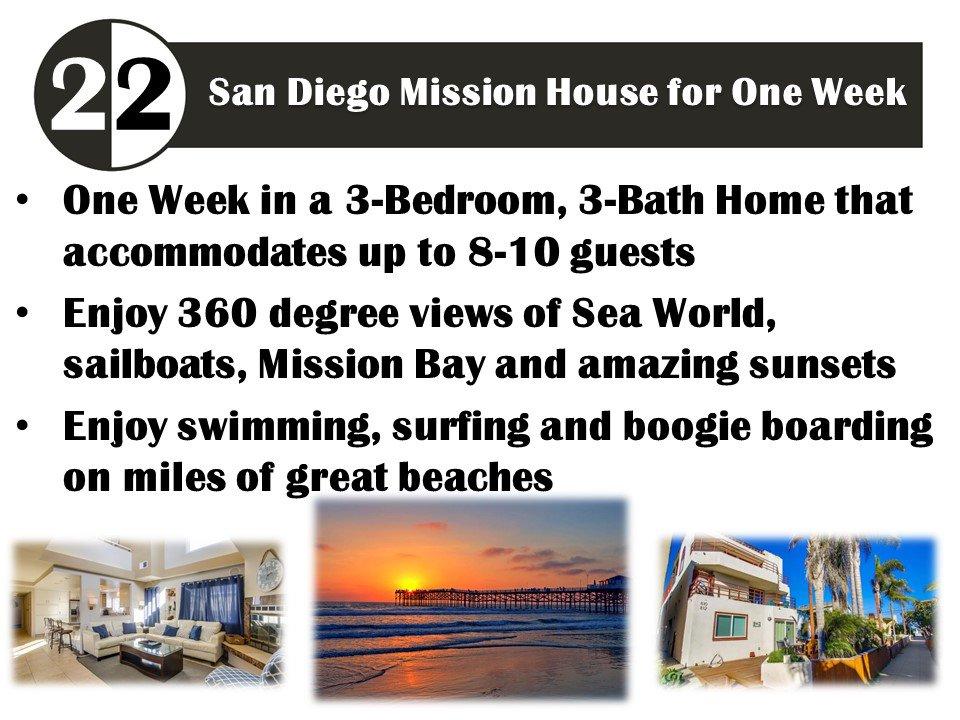 San Diego Mission Beach House For One Week