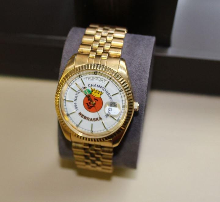 Tom Osborne’s 1994 National Championship watch