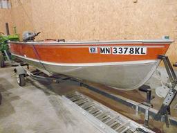 1981 Lund 16' Aluminum Boat