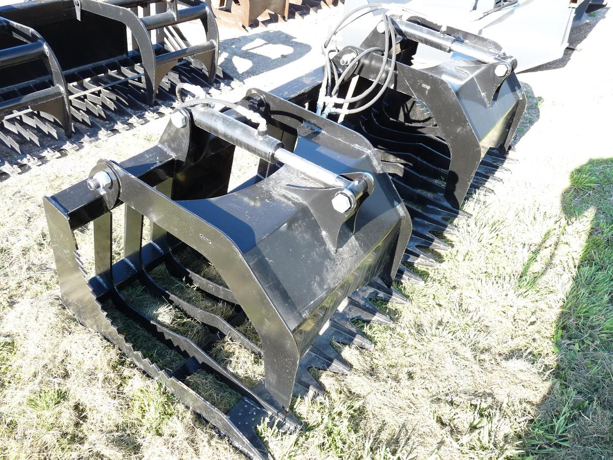 74" Rock Grapple For Skid Steer