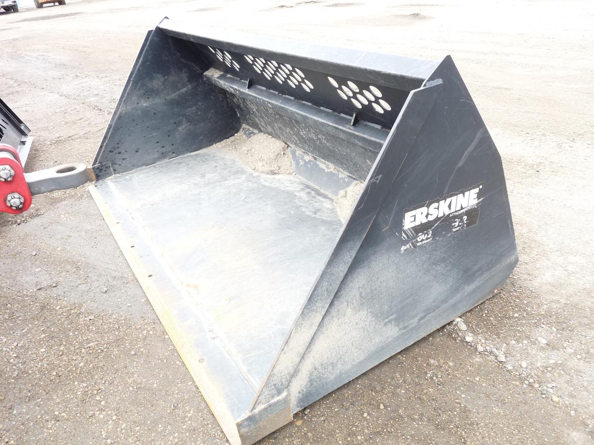 7' Skid Steer Snow Bucket