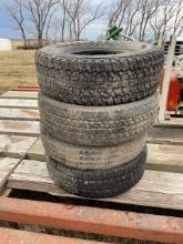 Set of 4-265/75-18" Pickup Tires