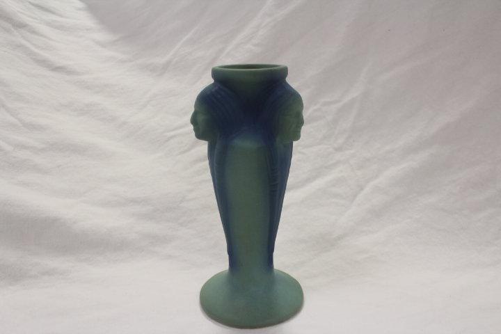 Van Briggle Vase - 3 Indians