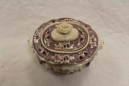 Bennington Ironstone Purple Transferware