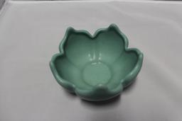 Van Briggle Lotus Bowl, Turquoise