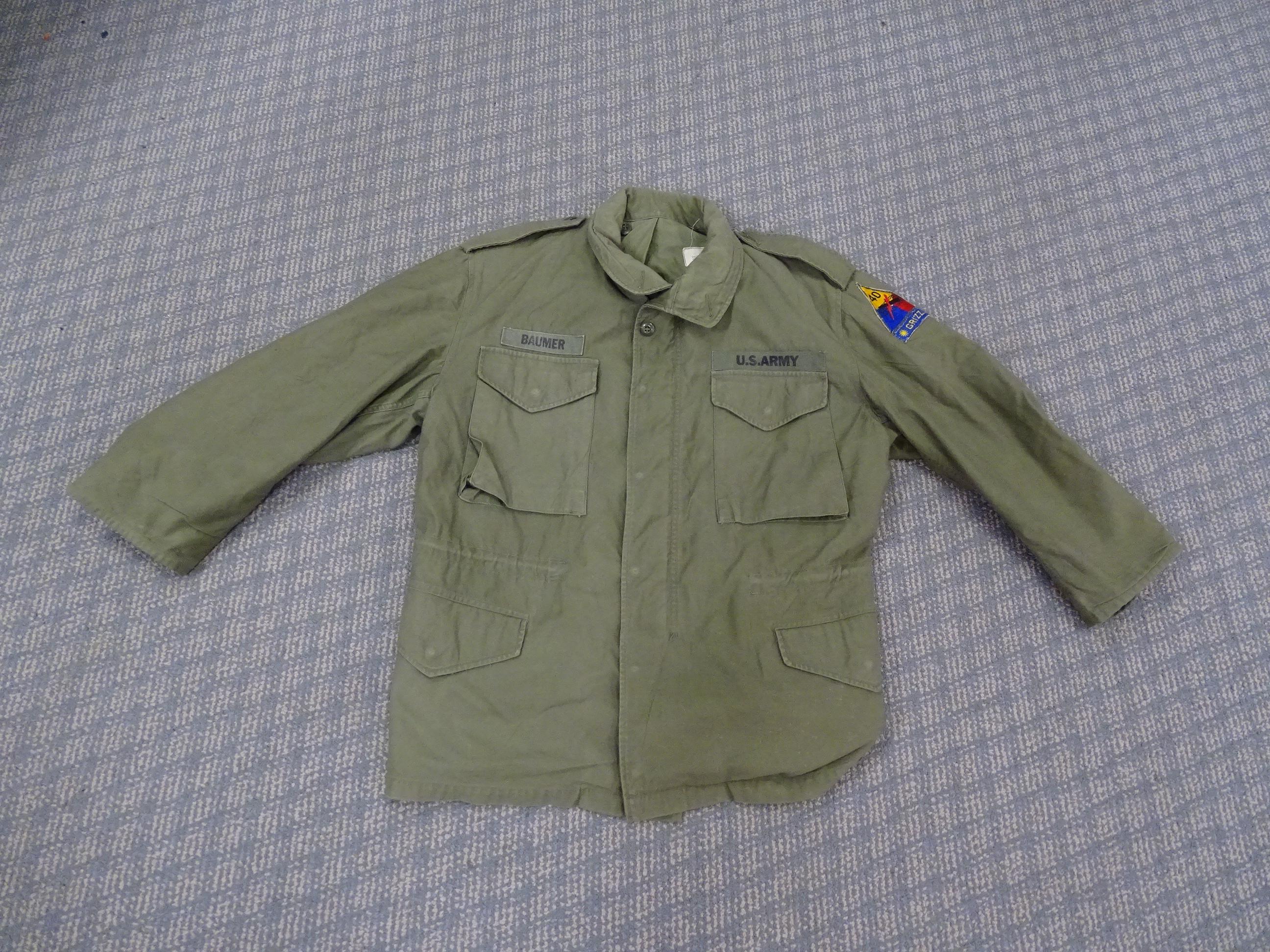 US Army Men's Coat, Field M-65 w/Hood