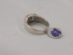 .925 / CZ, Size 9 Ring