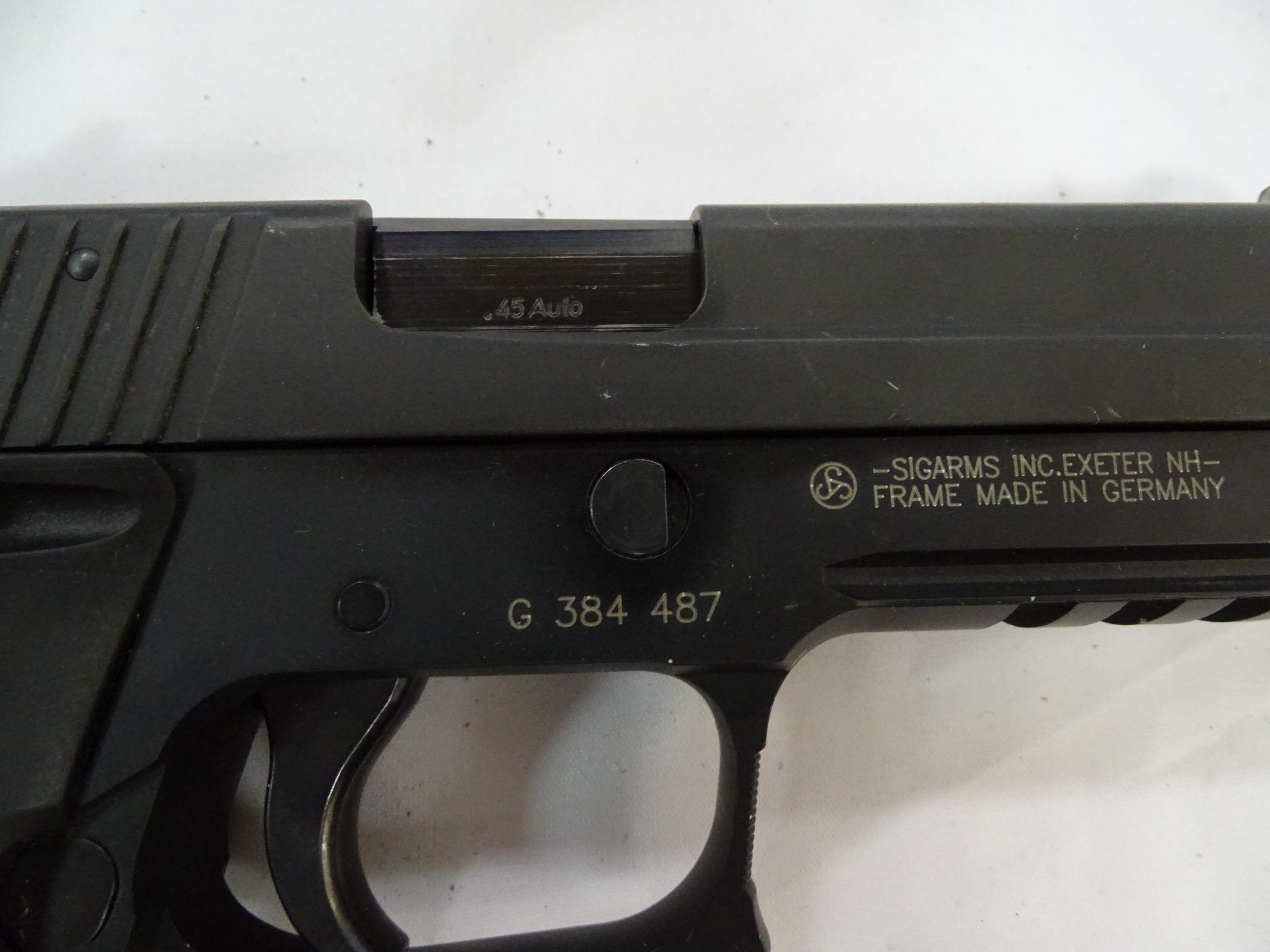 Sig Sauer Model P220 SN#G384487.