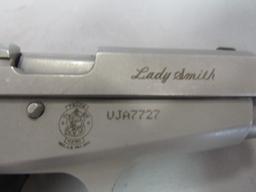 Smith and Wesson Model 3913 Lady Smith SN#VJA7727.