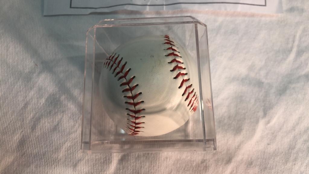 Hank Aaron Autographed Baseball