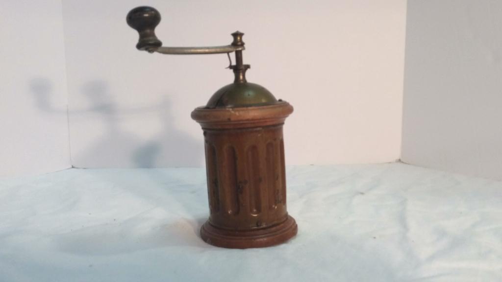 Metal and Wood Cylinder Coffee Grinder