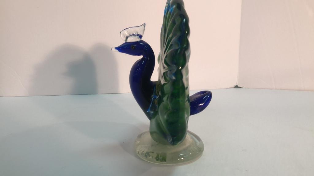 Murano Glass Peacock.