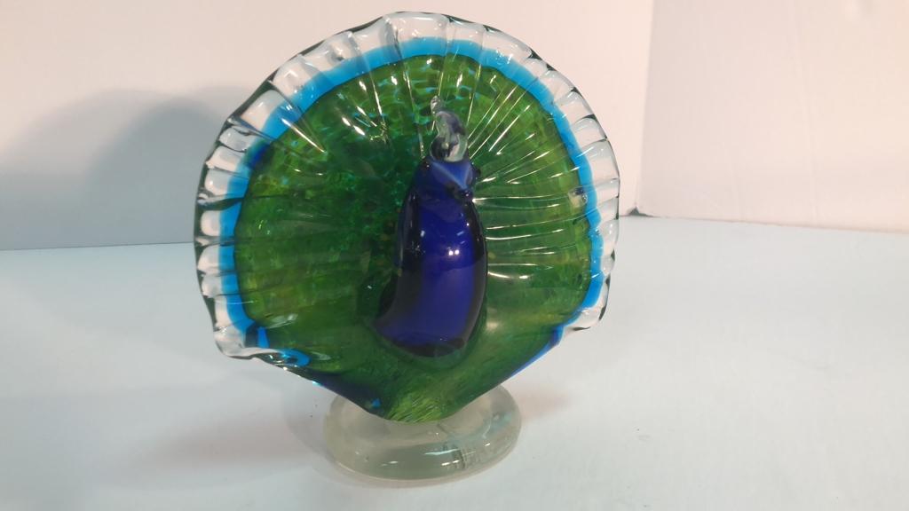 Murano Glass Peacock.