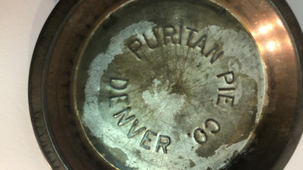 Puritan Pie Co. Denver Pie Pan.