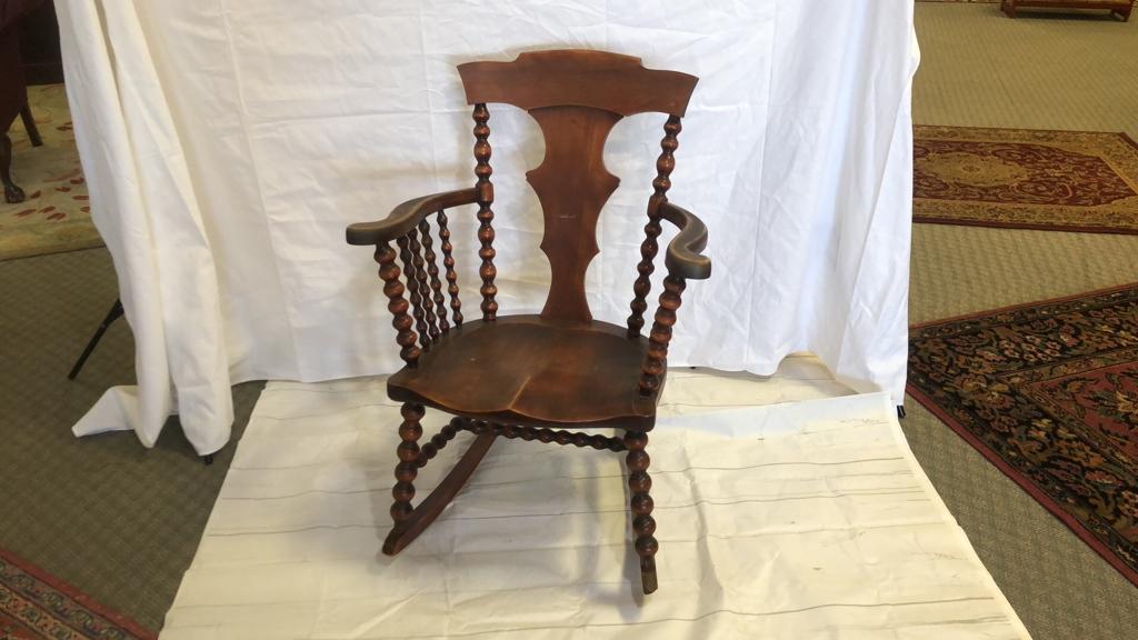 Spindle Rocking Chair.