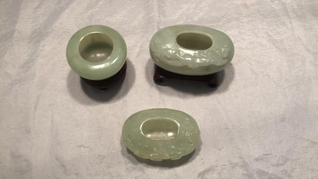 Set of 3 Jade Carvings.