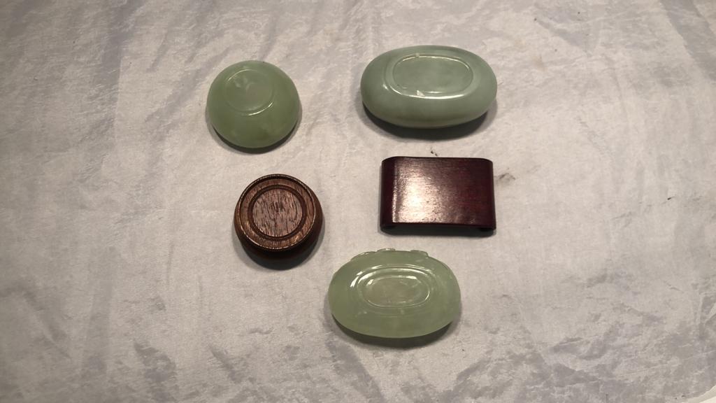 Set of 3 Jade Carvings.