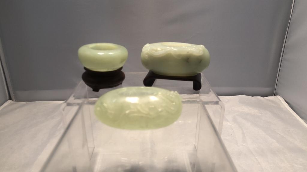 Set of 3 Jade Carvings.