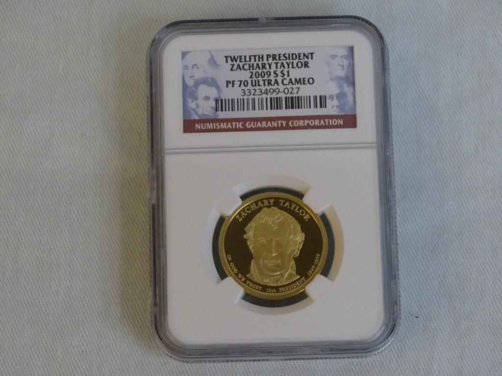 2009 S $1 PRESIDENT COIN - ZACHARY TAYLOR.