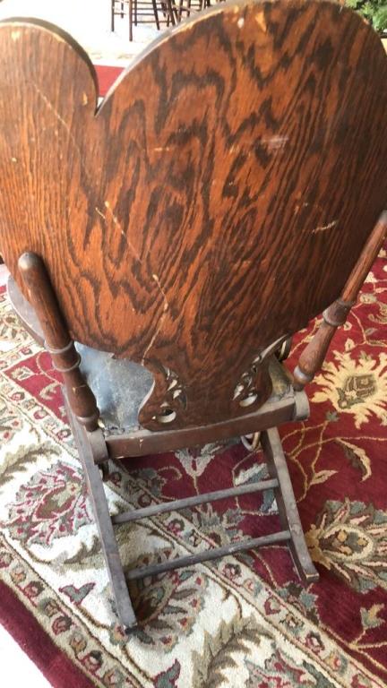 Vintage Platform Rocking Chair