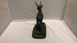 Frank Dougherty Pronghorn Antelope Sculpture.