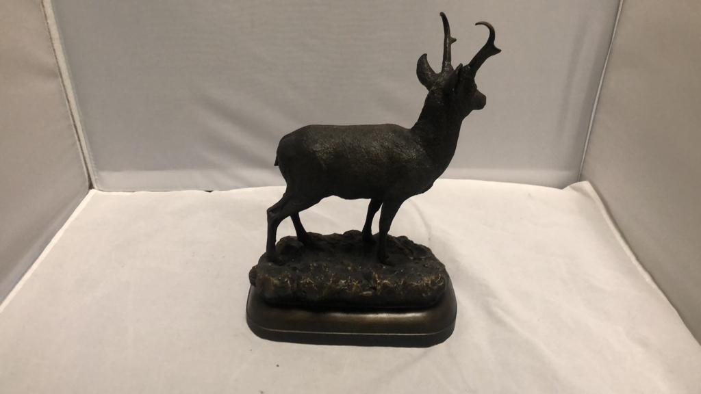 Frank Dougherty Pronghorn Antelope Sculpture.