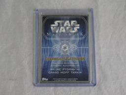 2015 Topps Star Wars Masterwork Autograph