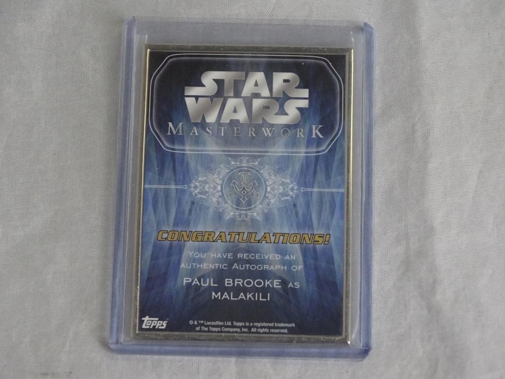 2015 Topps Star Wars Masterwork Paul Brooke