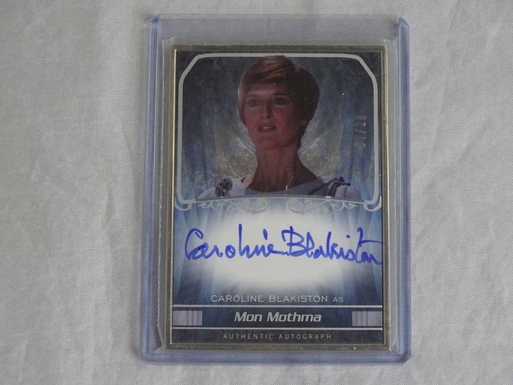 2015 Topps Star Wars Masterwork Autograph card