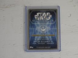 2015 Topps Star Wars Masterwork Autograph Card