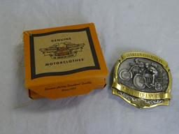 Harley Davidson Buckle "Growth of a Sport"