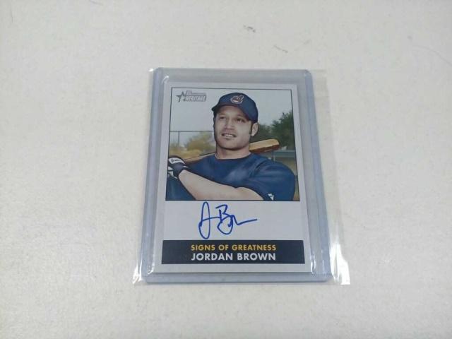 2007 Topps Bowman Heritage Autographed "Jordan Cassidy Brown"
