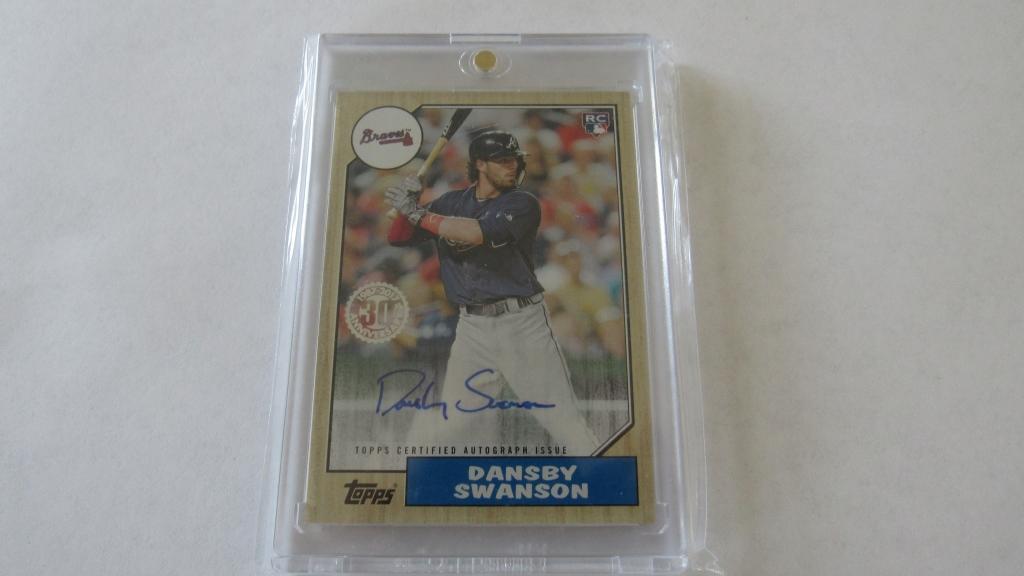 2017 Topps Certified Autograph Issue, Dansby Swanson Card