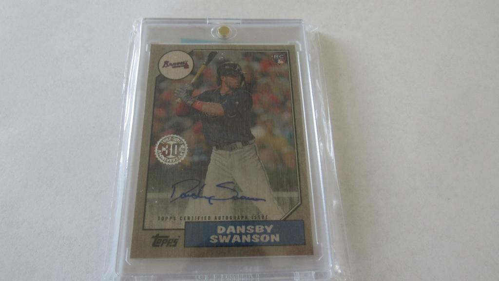 2017 Topps Certified Autograph Issue, Dansby Swanson Card