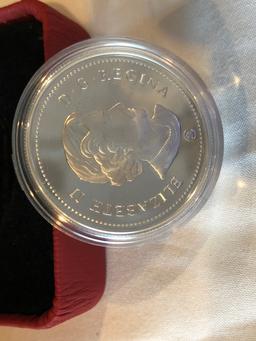 2008 Proof Silver Canadian Dollar.