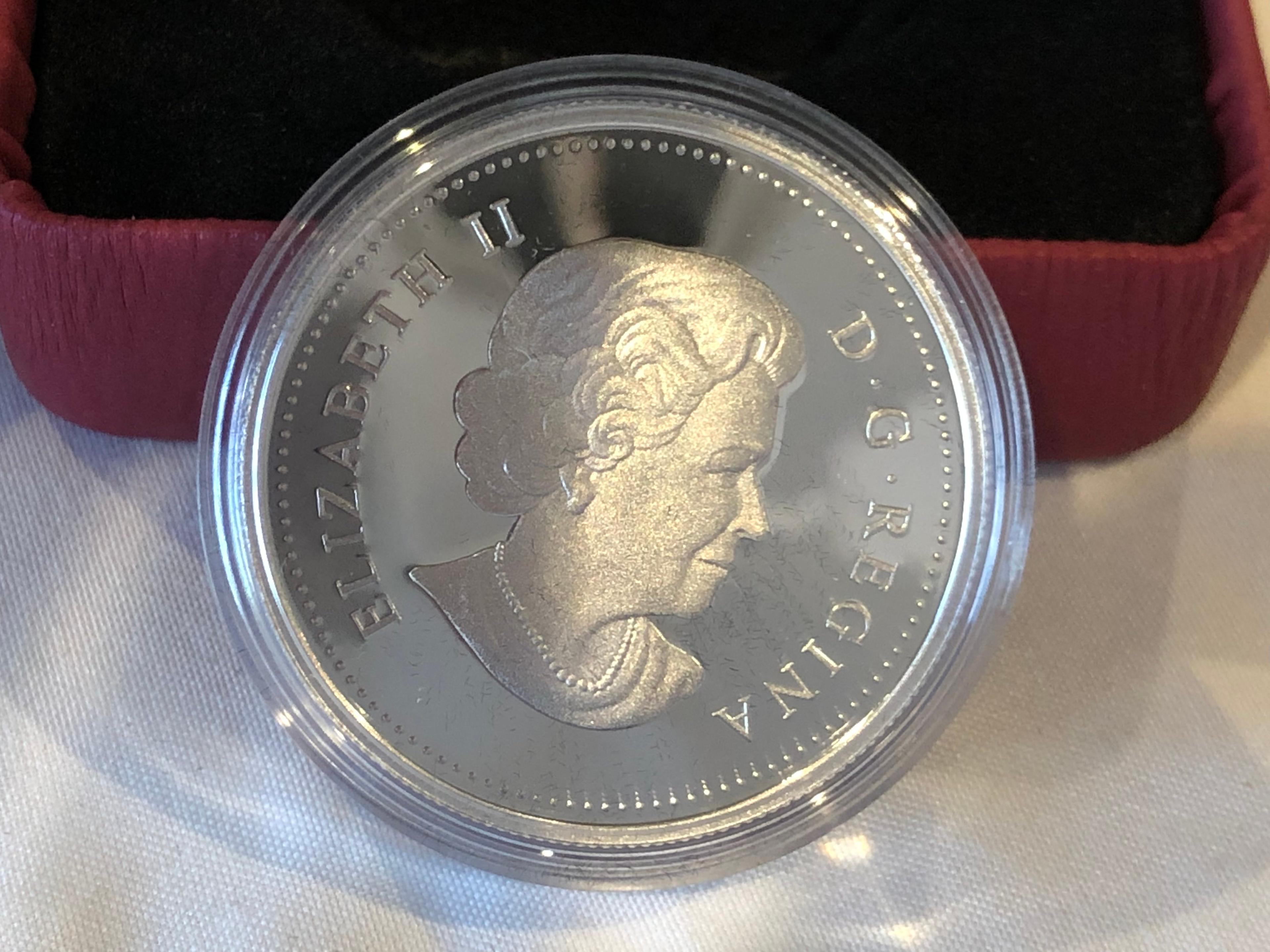 2010 Proof Silver Canadian Dollar.