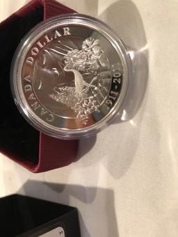 2011 Proof Silver Canadian Dollar.