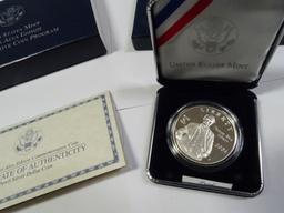 2004 Thomas Alva Edison Proof Silver Dollar